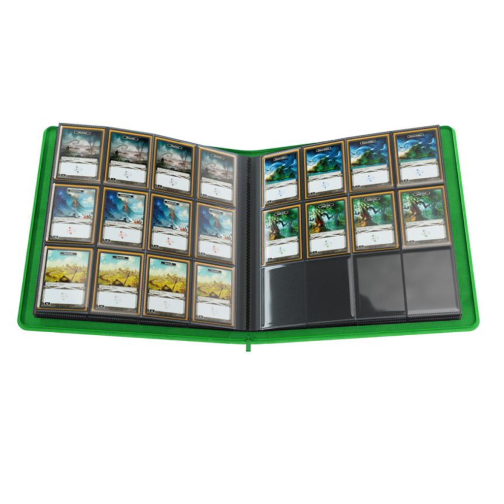 Gamegenic - Zip-Up Album 24 Pocket Green