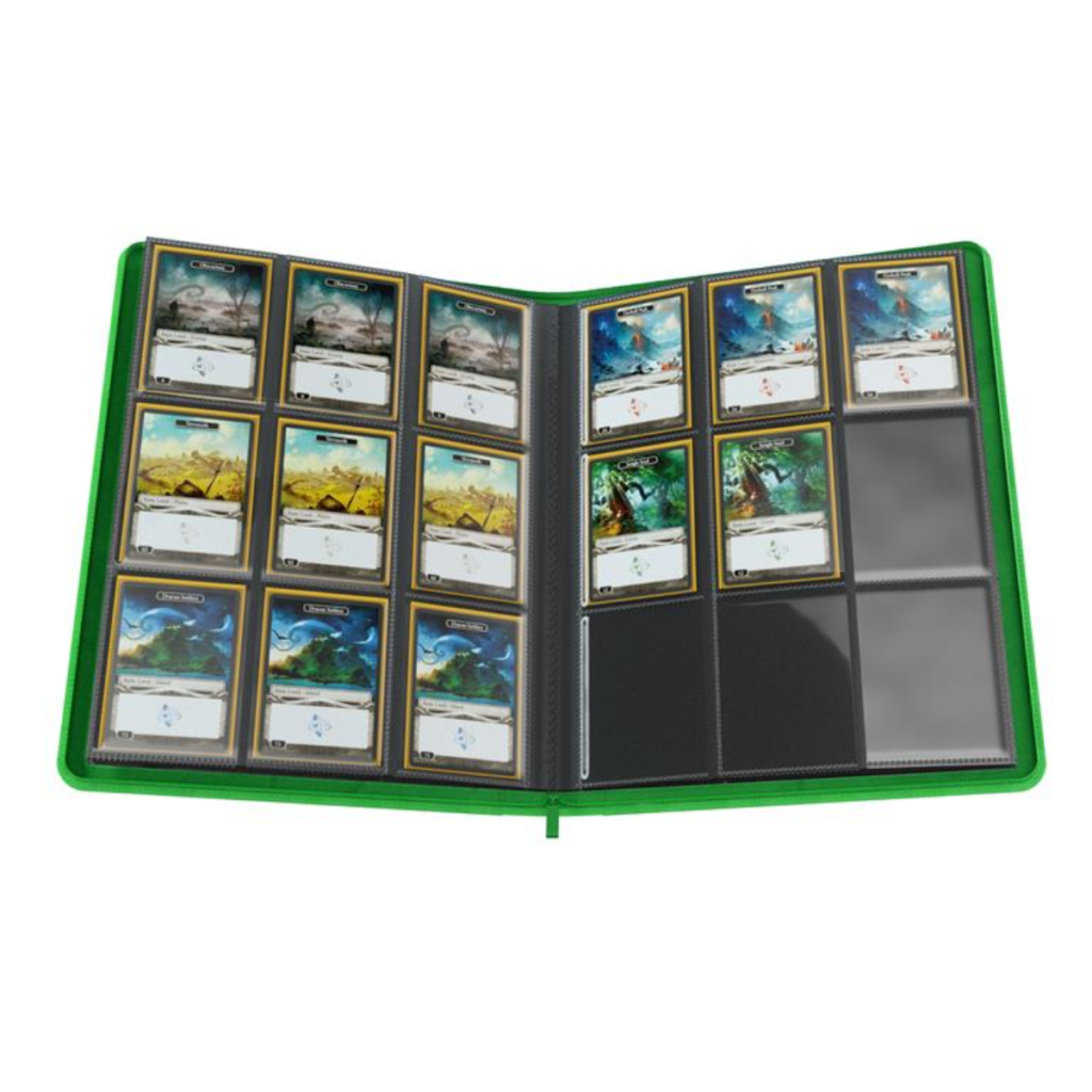 Gamegenic - Zip-Up Album 18 Pocket Green