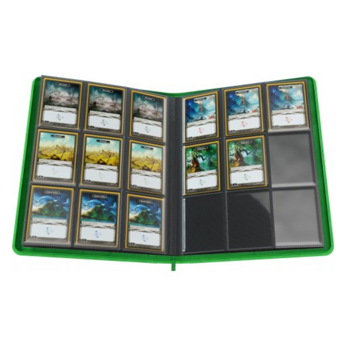 Gamegenic – Zip-Up Album 18 Pocket Kaarten Binder Groen - Afbeelding 4