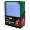 Ultra PRO Green Border Regular Toploader 25x
