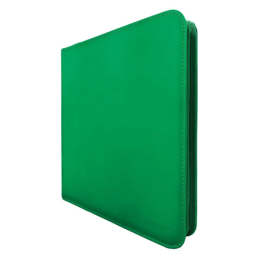 Ultra PRO – Zippered 12 Pocket Pro Binder Vivid Green