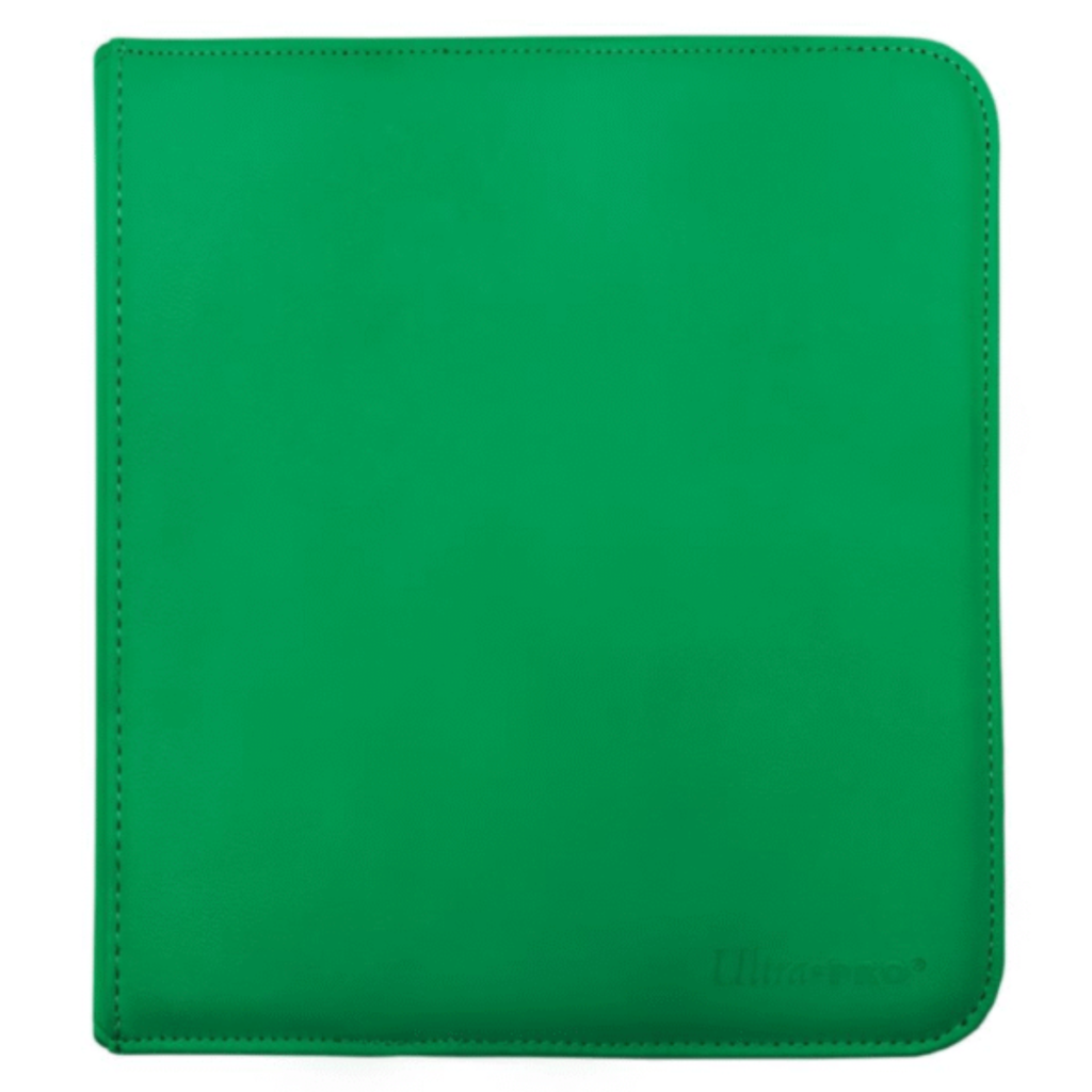 Ultra PRO Zippered 12 Pocket Binder Vivid Green