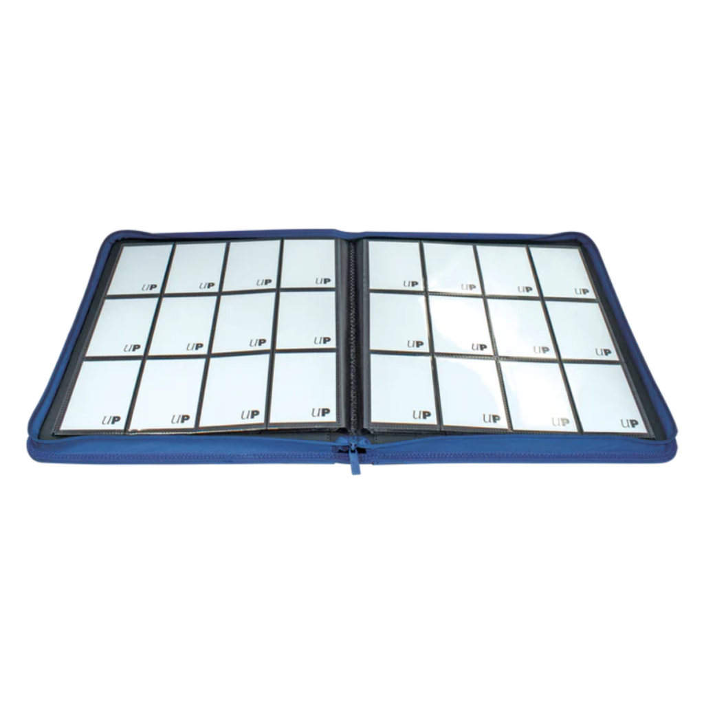 Ultra Pro - Vivid 12-Pocket Zippered Pro Binder Blue