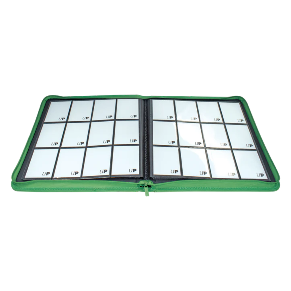 Ultra Pro - Vivid 12-Pocket Zippered Pro Binder Green