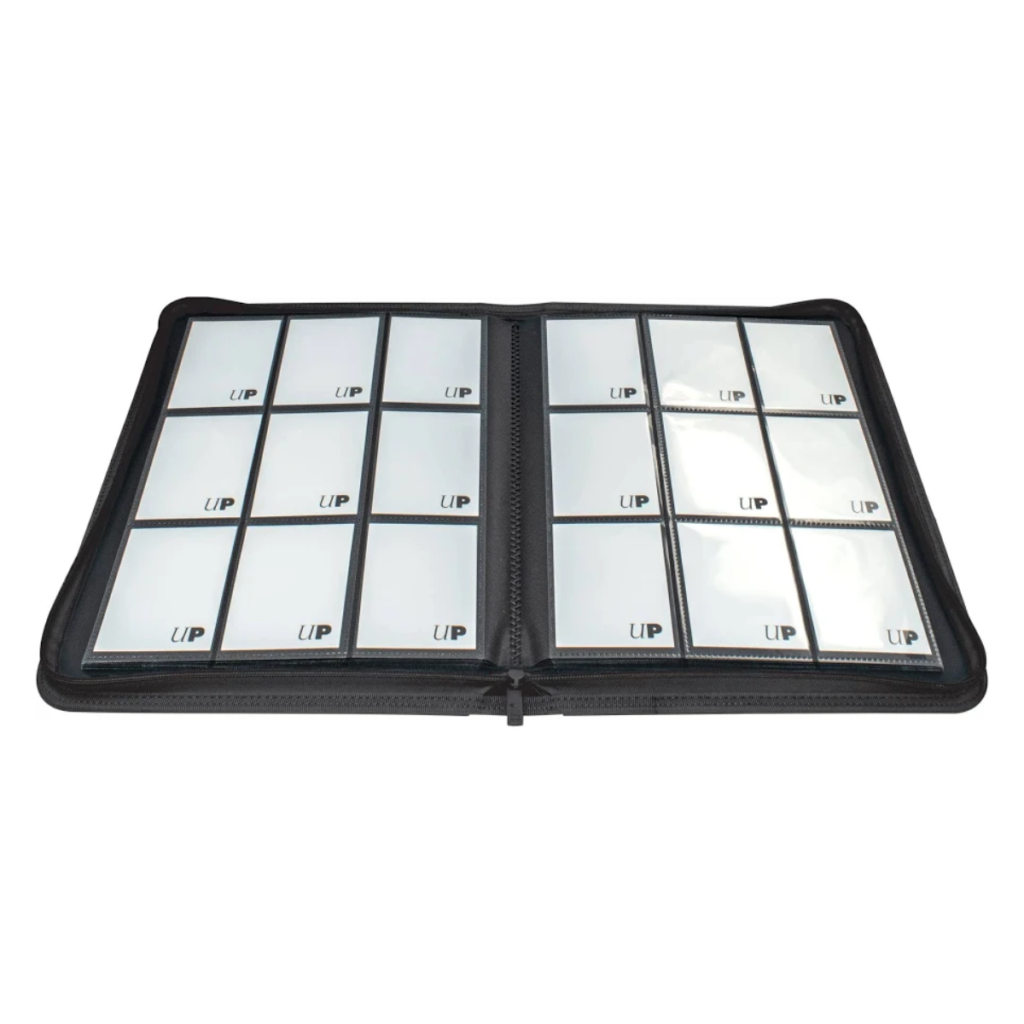 Ultra Pro - Vivid 9-Pocket Zippered Pro Binder Black
