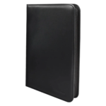 Vivid 9-Pocket Zippered Pro Binder Black