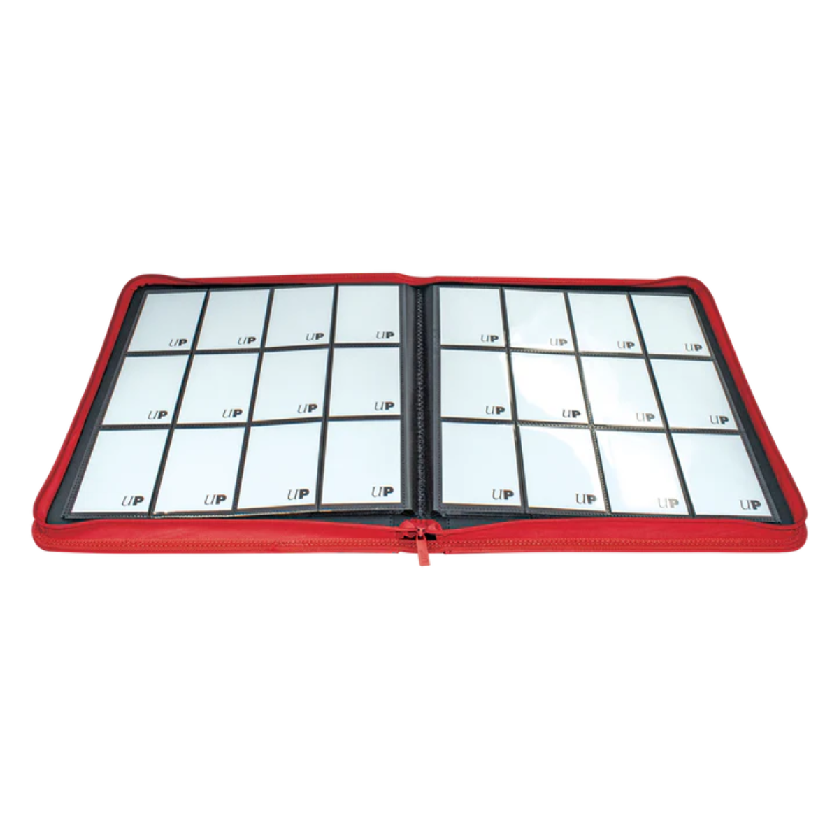 Ultra Pro – Vivid 12-Pocket Zippered Pro Binder Red - Afbeelding 3