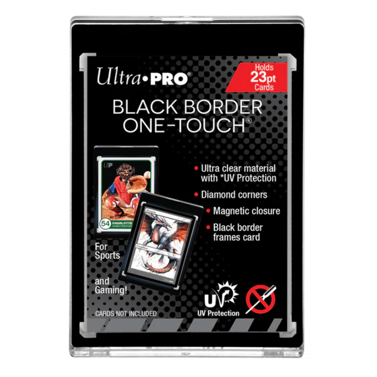 Ultra Pro - Black Border One-Touch UV 23pt