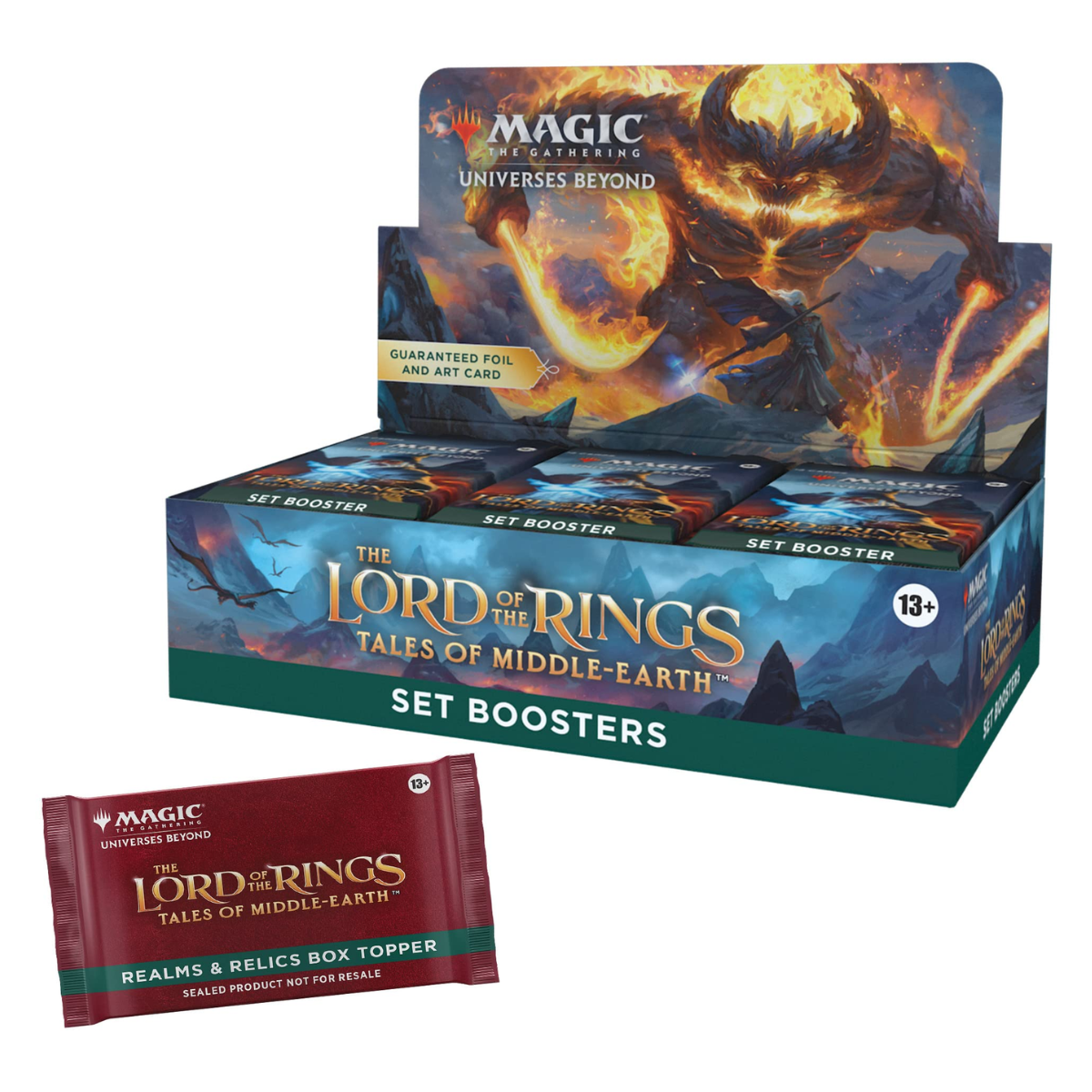 lord of the rings set booster display