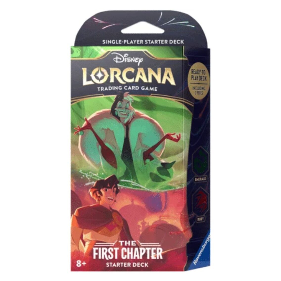 Lorcana Cruella en Aladdin Starter Deck