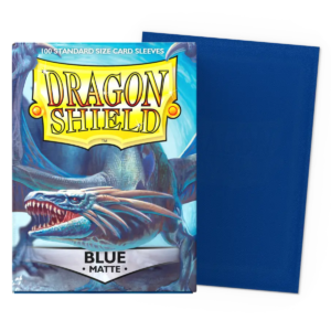 dragon shield standaard size sleeves blue matte