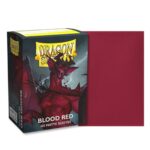 Dragon Shield Matte Blood Red Sleeves