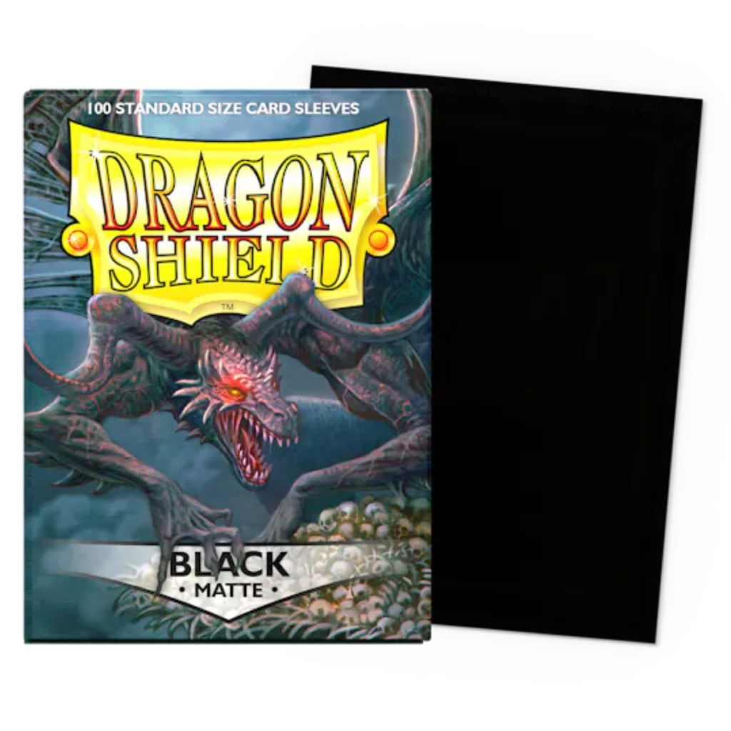 Dragon Shield Standard Sleeves Matte Black 100