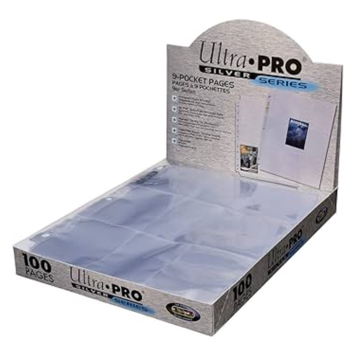 Ultra Pro - 9 Pocket Pages Silver Series (100 Stuks) - Afbeelding 2