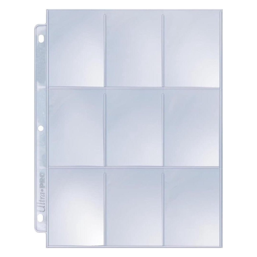 Ultra Pro - 9 Pocket Pages Silver Series (100 Stuks)