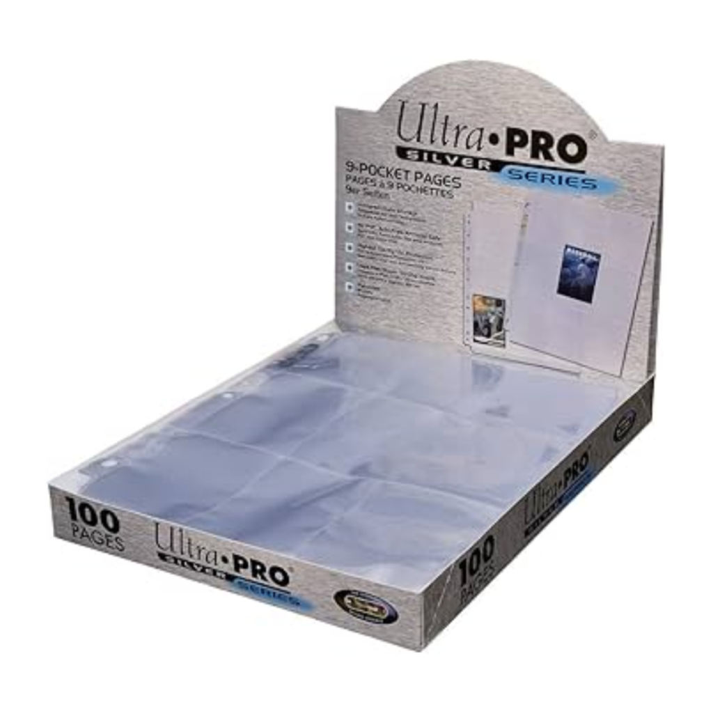 Ultra Pro - 9-Pocket Pages Silver Series 100x