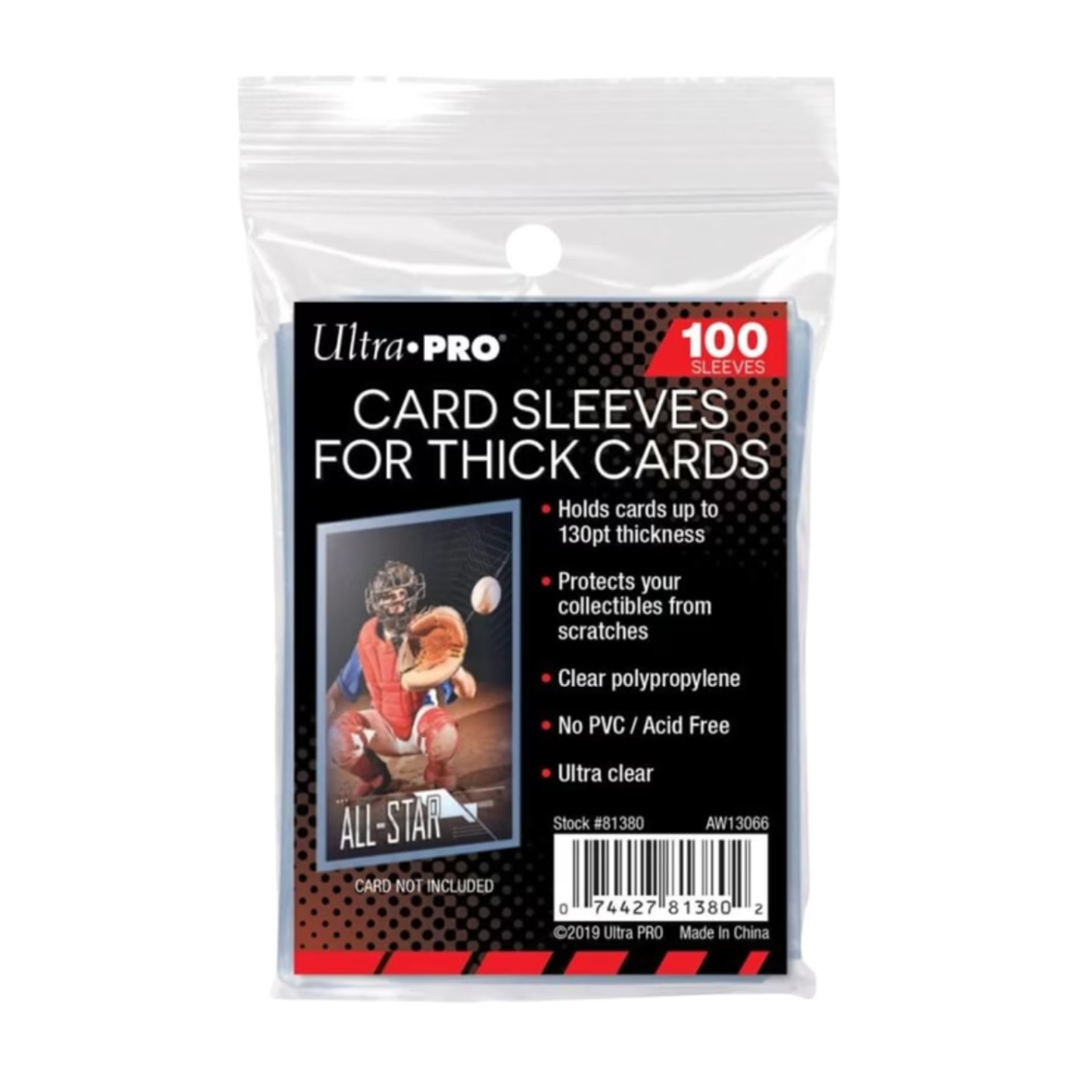 Ultra Pro - Thick Card Sleeves 100x