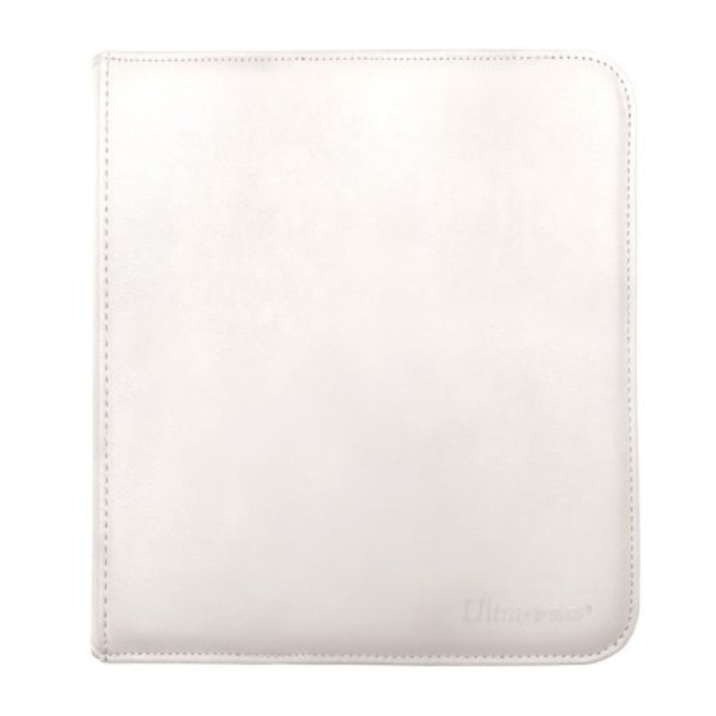 Ultra Pro – Vivid 12-Pocket Zippered Pro Binder White