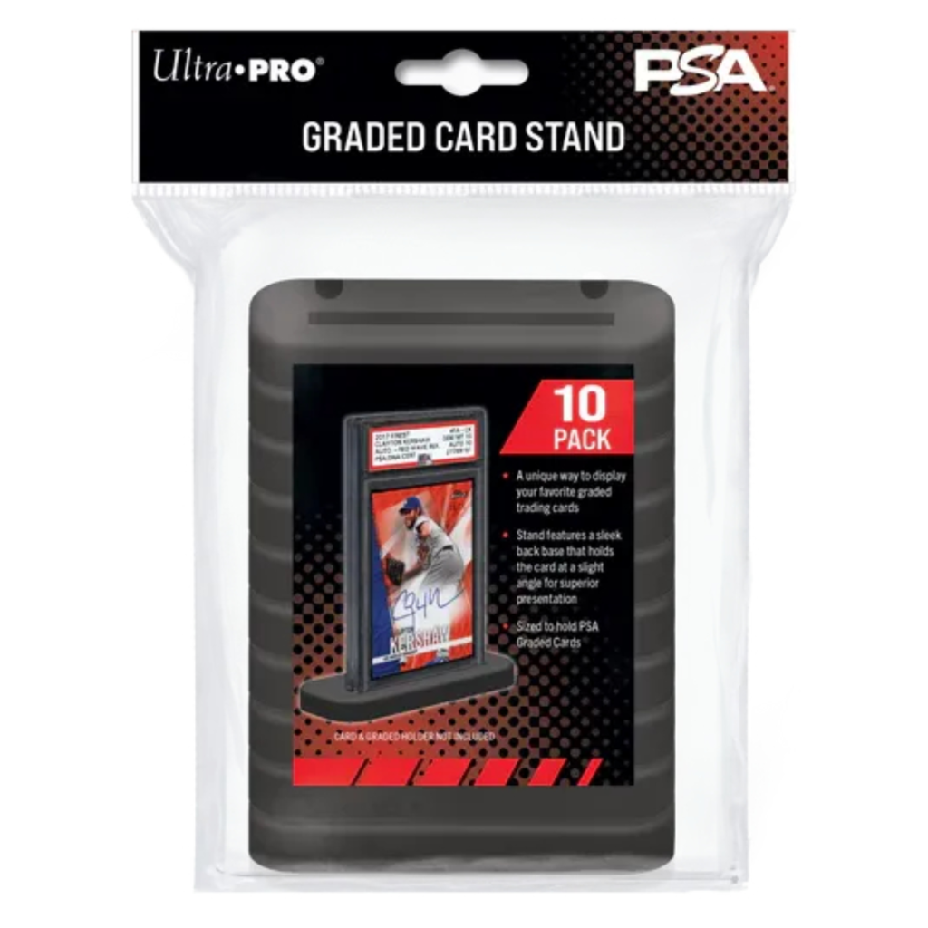 psa graded card stand 10 pack