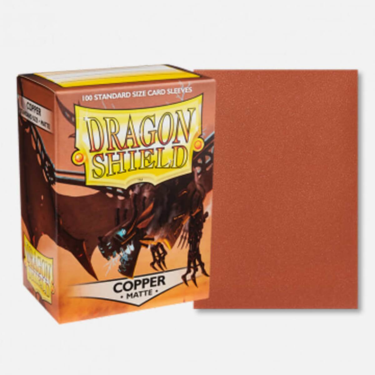 Dragon Shield Matte Copper Sleeves