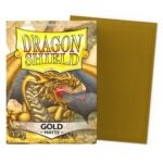dragon shield gold matte sleeves