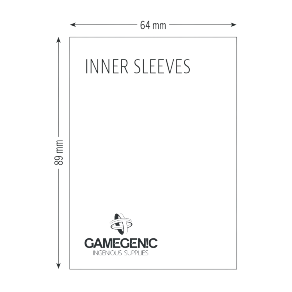 Gamegenic - Prime Double Sleeving Pack 100x