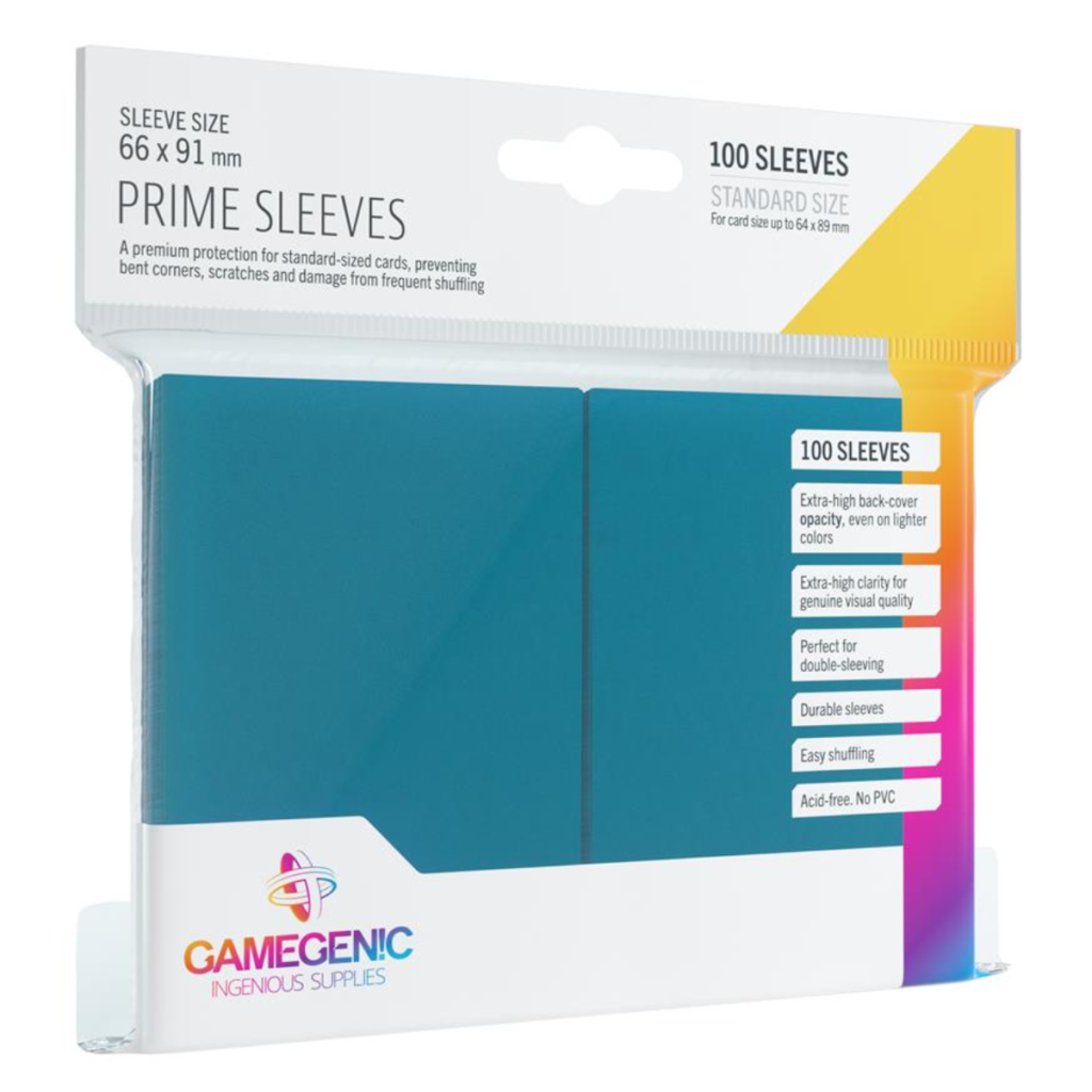 Gamegenic - Prime Sleeves Blue 100x
