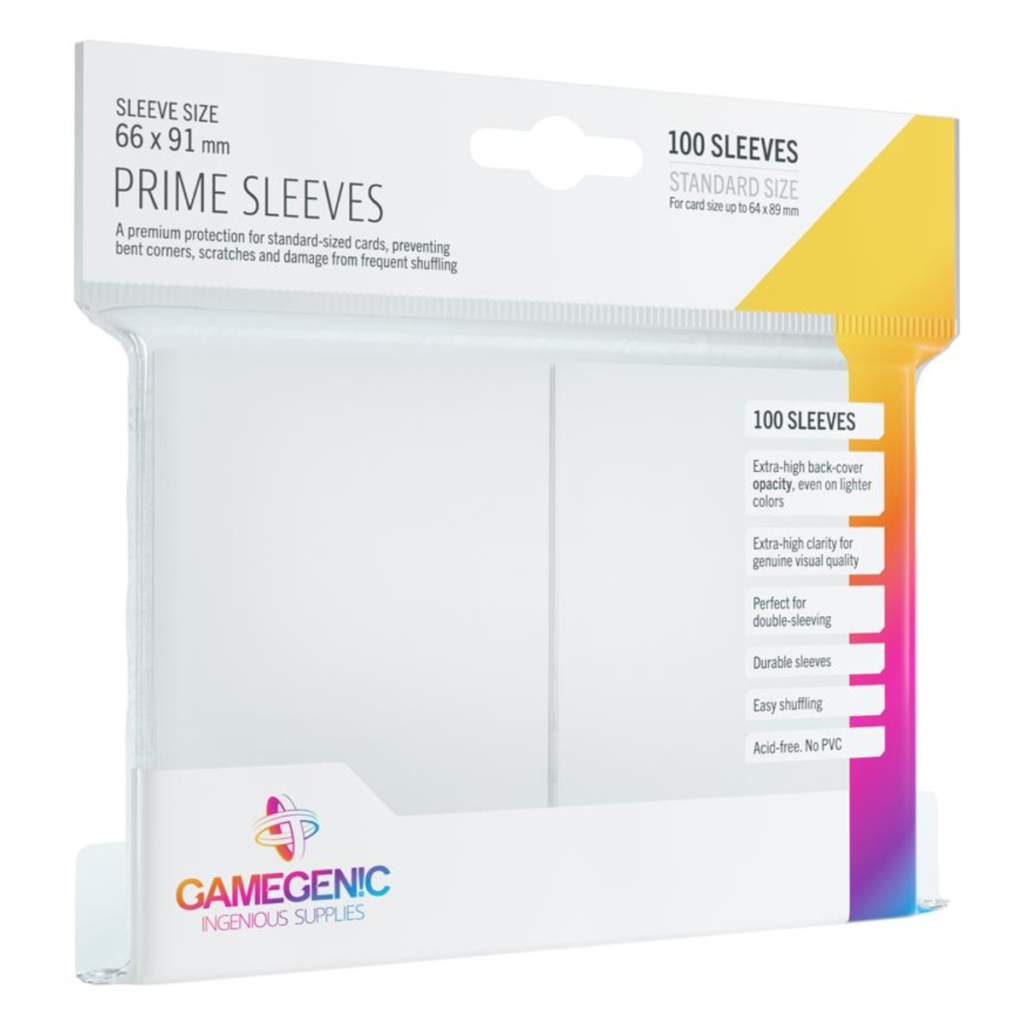 Gamegenic - Prime Sleeves White 100x