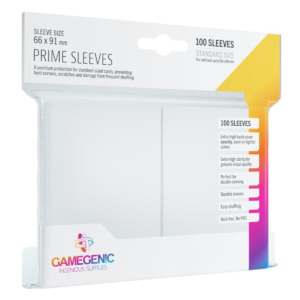 Gamegenic - Prime Sleeves White 100x