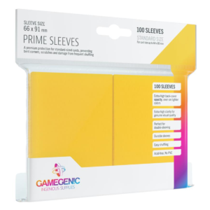 Gamegenic - Prime Sleeves Yellow 100x