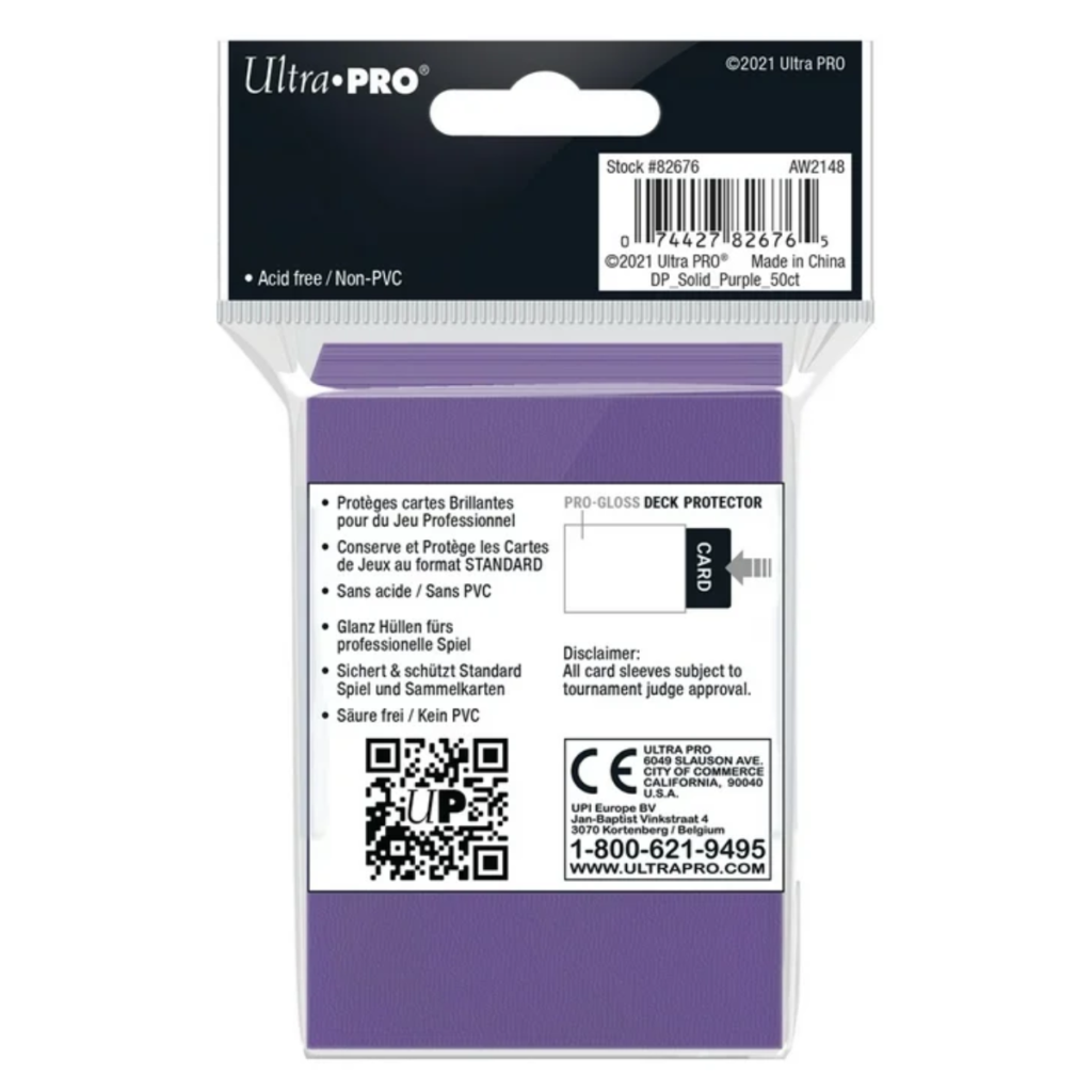 Ultra PRO - Sleeves Gloss Solid Purple