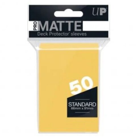 Ultra PRO Matte Sleeves Yellow