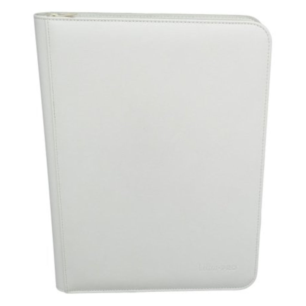 Ultra PRO Zippered 9 Pocket Pro Binder White