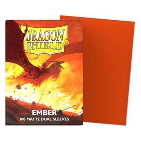 Dragon Shield Matte Dual Sleeves Ember
