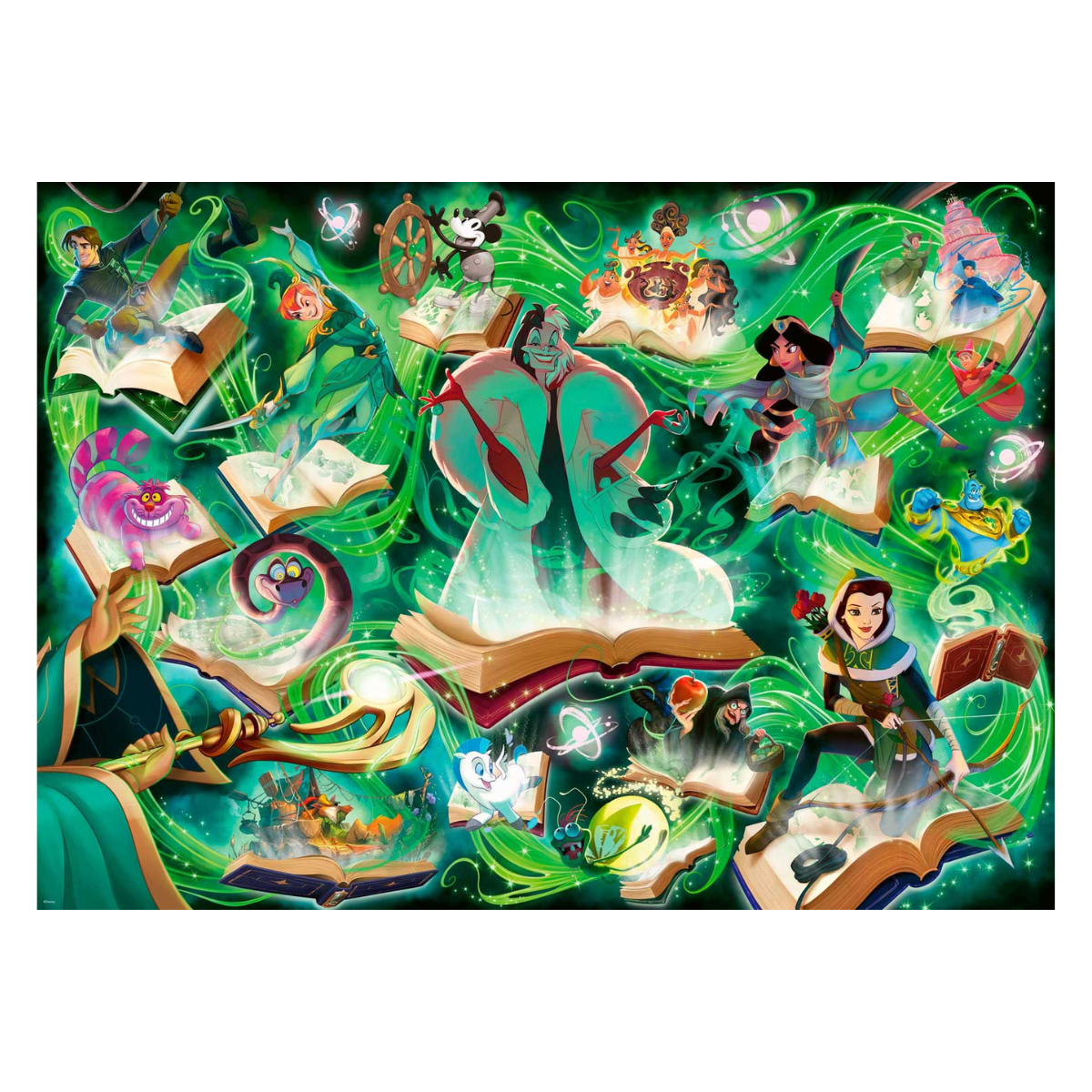 Disney Lorcana - Glimmers Of The Realm Emerald Puzzel 1000, Met Promo - Afbeelding 2