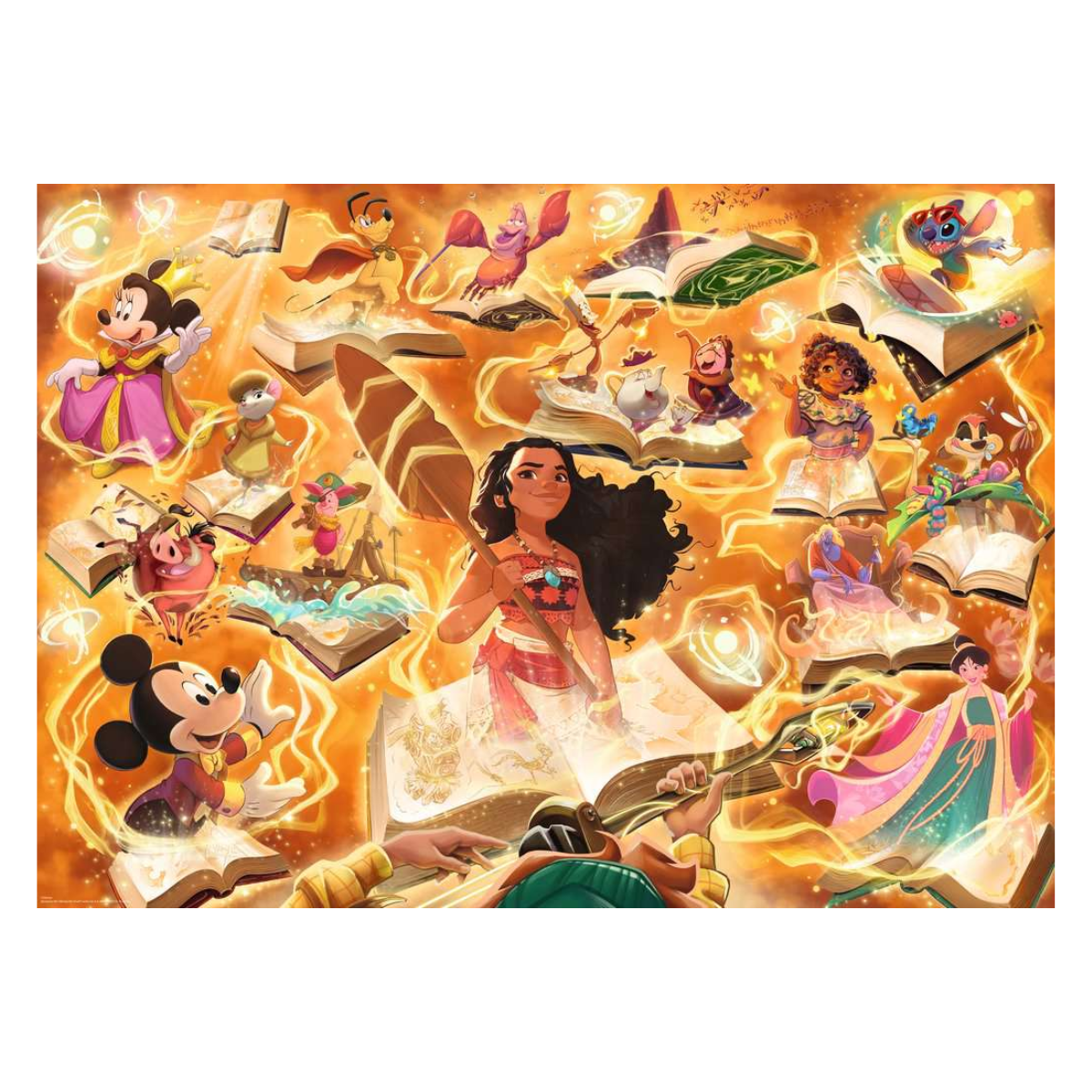 Disney Lorcana - Glimmers Of The Realm Amber puzzel 1000, met promo - Afbeelding 2