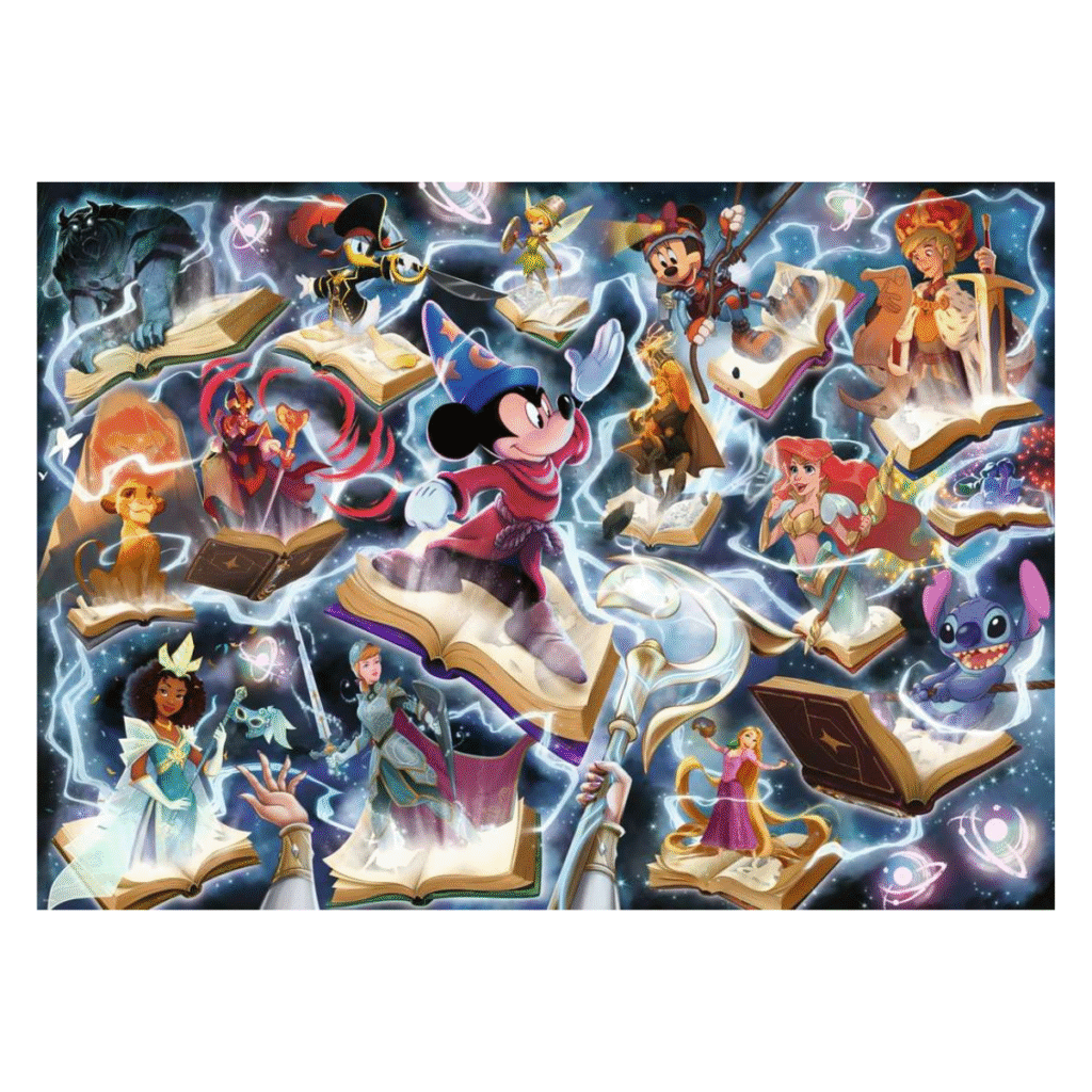 Disney Lorcana Glimmers of the Realm Steel puzzel 1000, Met promo
