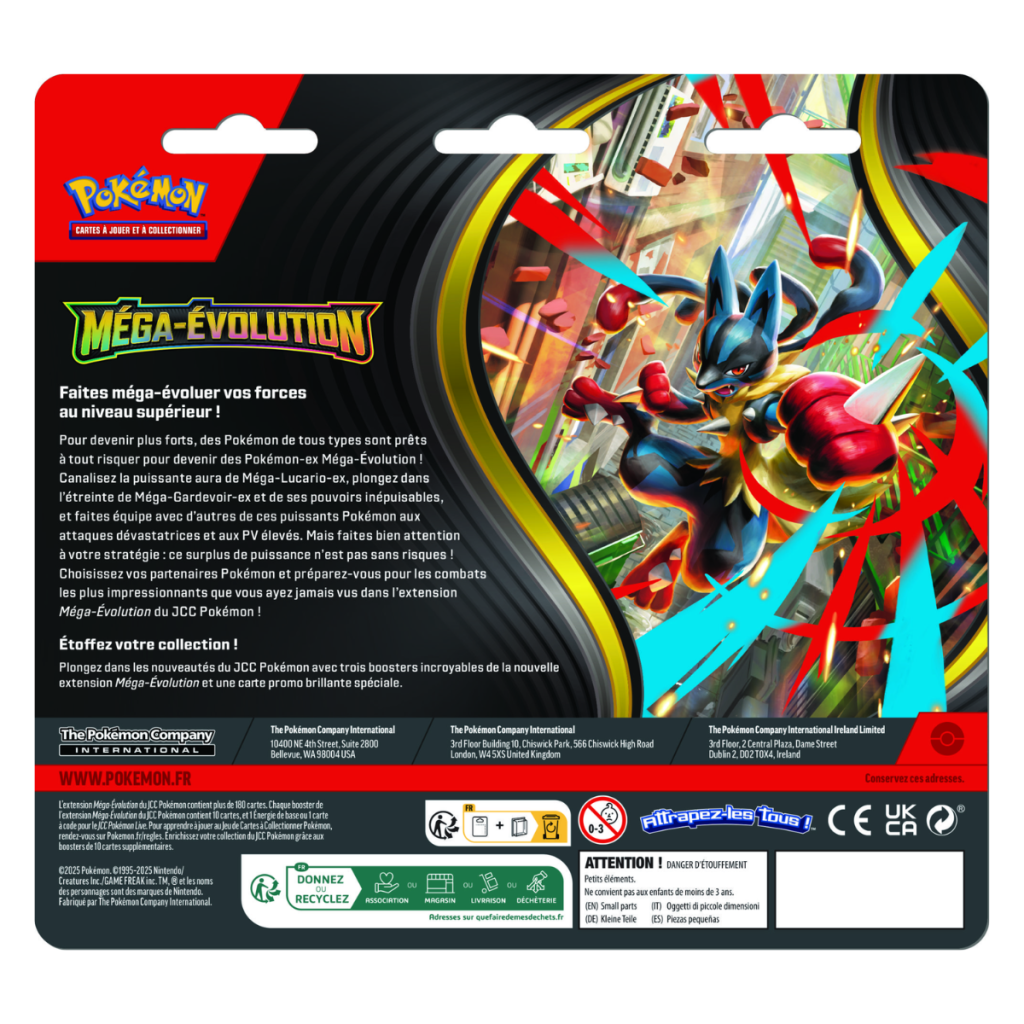 Pokémon - Mega Evolution 3-Pack Blister