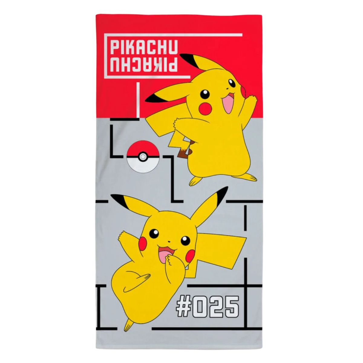 Pokémon - Pikachu Strandlaken Duo Pikachu