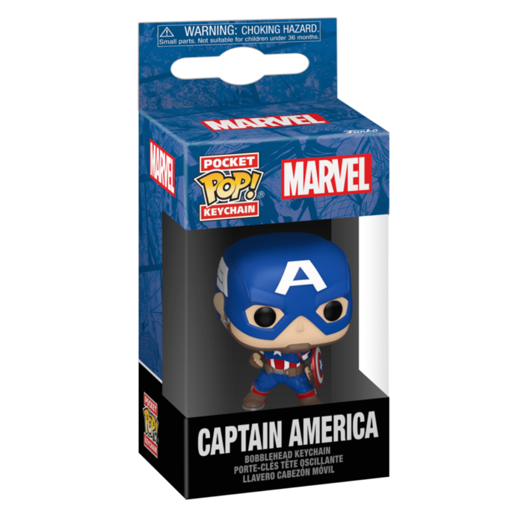 Funko POP! Keychain - Marvel Captain America