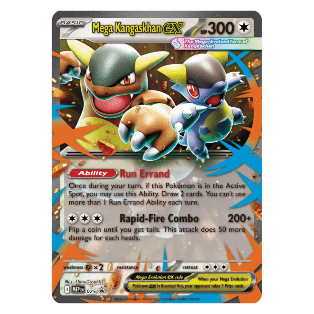 Dracoon Pokémon - Mega Kangaskhan EX Box promo kaart