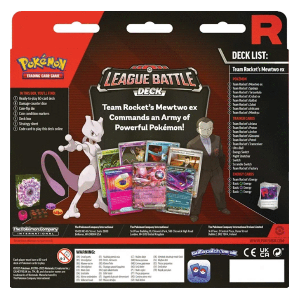 Pokémon - Team Rocket's Mewtwo EX League Battle Deck