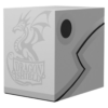 Dragon Shield Double Deck Shell White Black