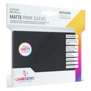 Gamegenic Prime Sleeves Matte Black