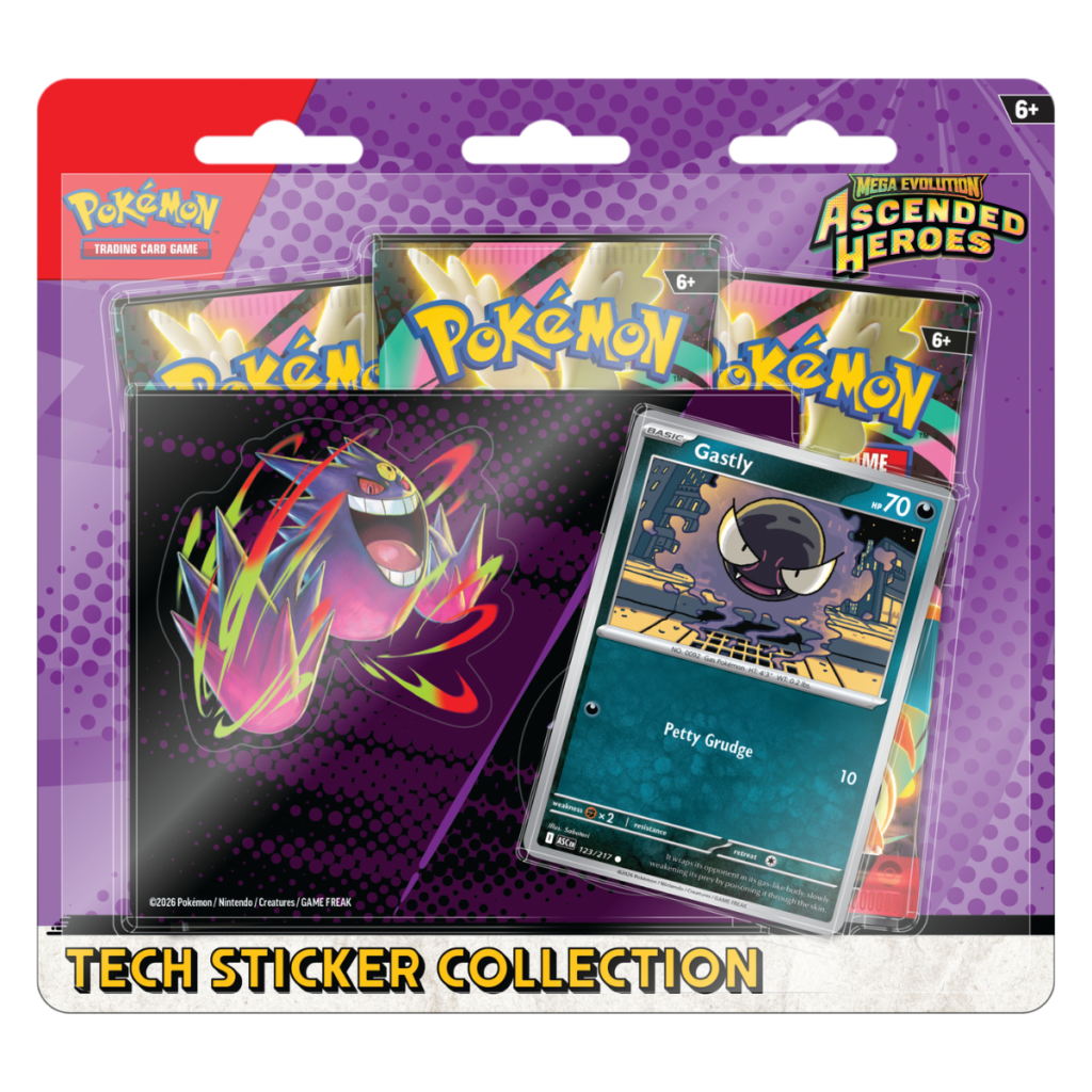 Pokémon - Gastly Ascended Heroes ME02.5 Tech Sticker