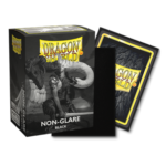 Dragon Shield - Non-Glare Sleeves Matte Black 100x
