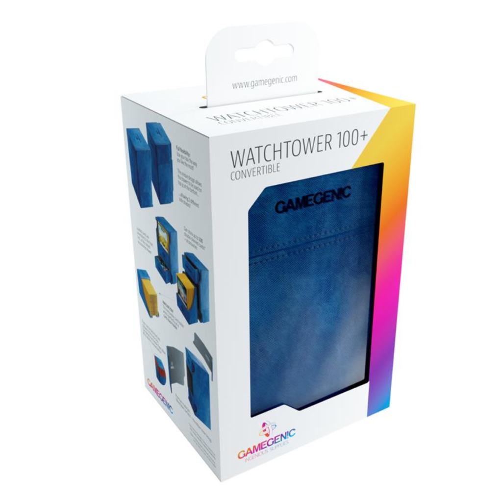 Gamegenic – Deckbox Watchtower 100+ Convertible Blue
