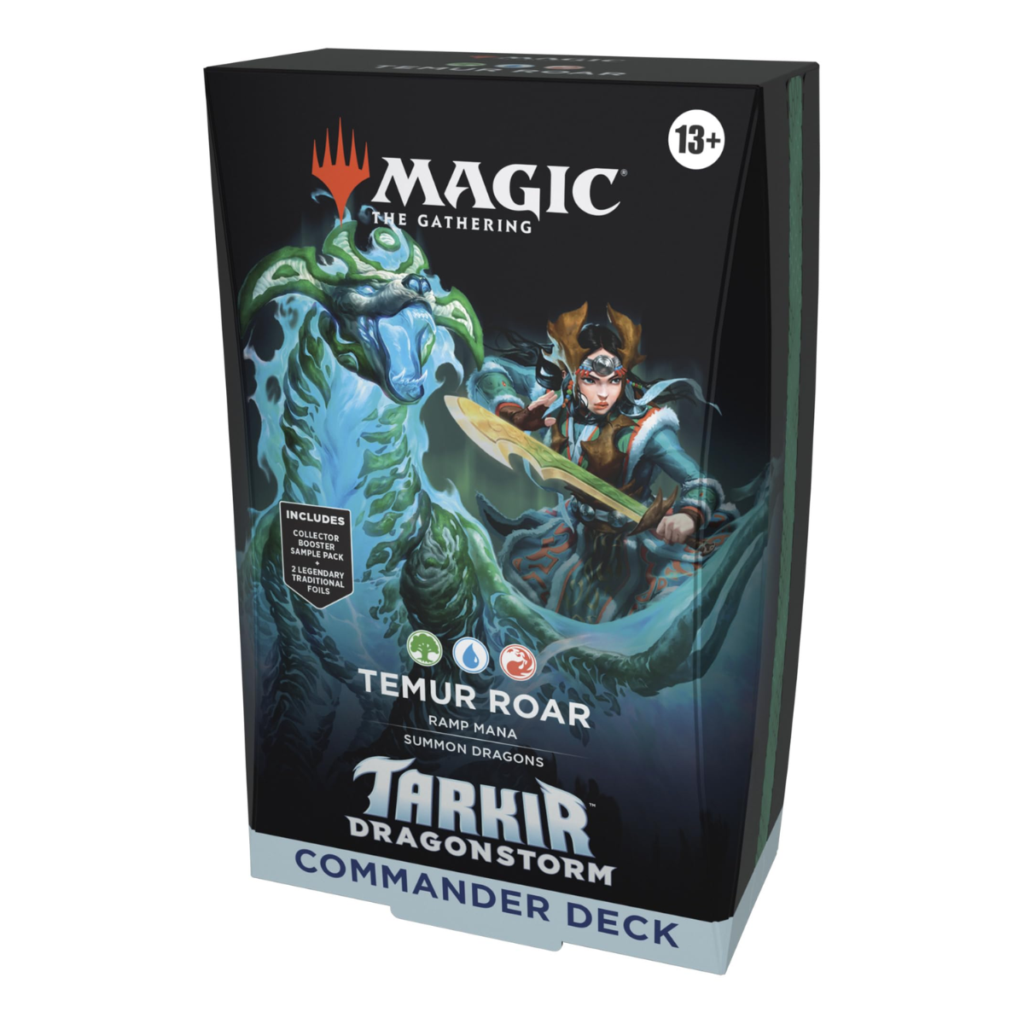 tarkir dragonstorm commander deck temur roar
