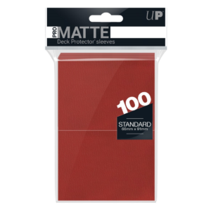 Ultra PRO - Sleeves Matte Red 100x