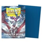 dragon shield cobalt silver sleeves